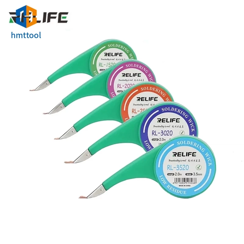 Length 2m Width 1.5mm 2mm 2.5mm 3mm 3.5mm Desoldering Wicks Stainless