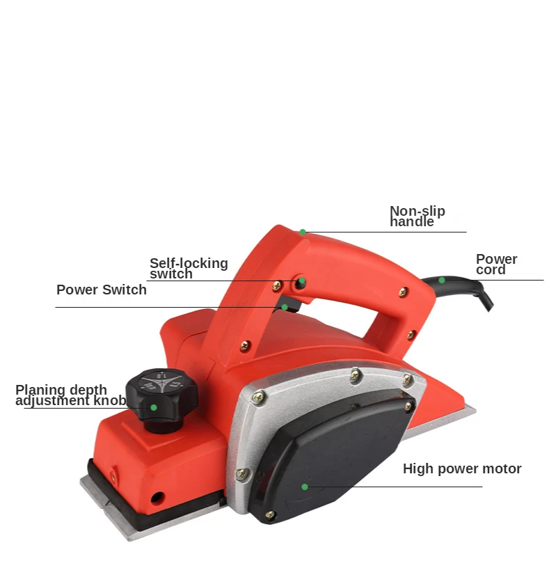 portable woodworking electric planer 