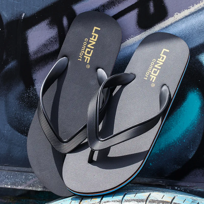 

MEN'S Flip Flops Summer Anti-slip Wear-Resistant Outdoor Slippers Flip-flops Casual Plastic Sandals