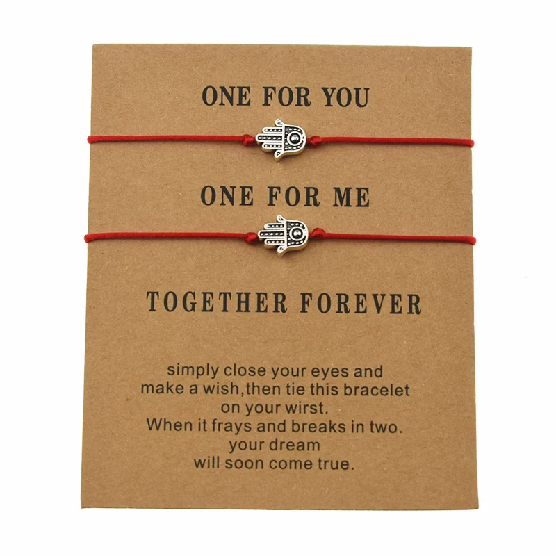 2 шт./компл. новая ручная работа Фатима рука сглаза Очаровательная плетеная