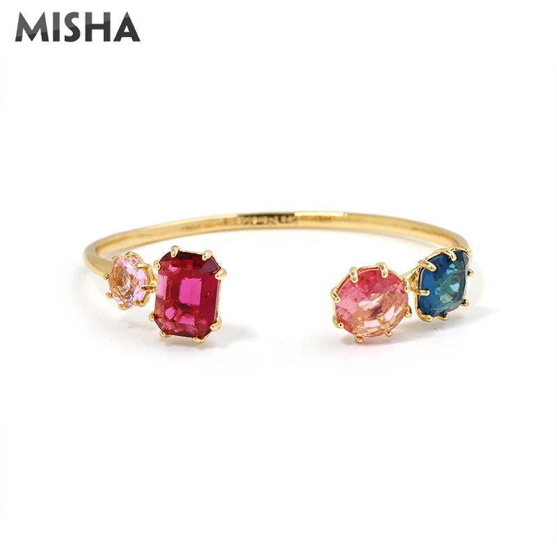 MISHA, новинка, кольца для женщин, имитация драгоценных камней, открытые Регулируемые кольца, высокое качество, кольца, ювелирные изделия для девушек, друзей, подарок 2033