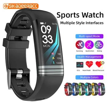

Bluetooth Smart Wristband Bracelet Fitness Watch Heart Rate Band Sleeping Detection Blood Pressure Oxygen Color Screen Sports