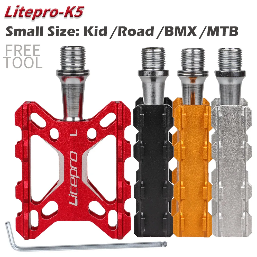 Оригинальная педаль Litepro K5 412 DU подшипник 9/16 дюйма маленький/ультрасветильник