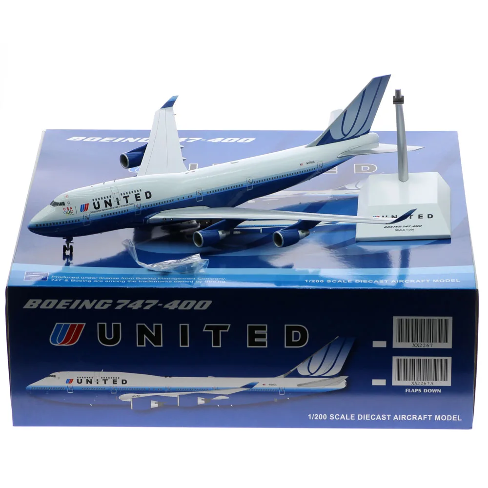 OLYMPIC REG N199UA W/STAND 150PC Details about   JCWINGS JC2268 1/200 UNITED AIRLINES B747 U.S 