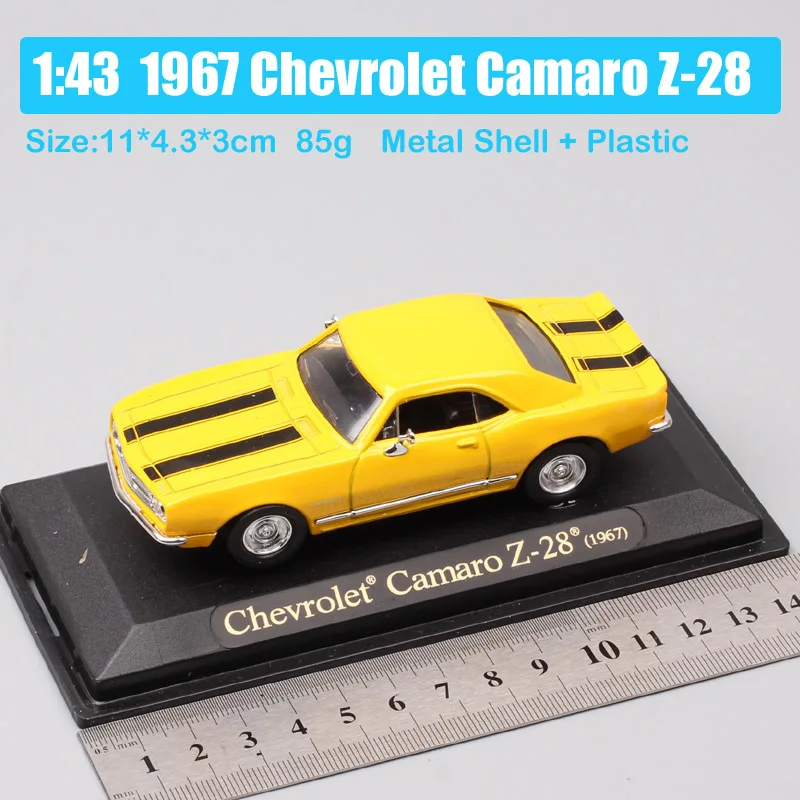 1/43 Масштаб Мини классика Винтаж 1967 Chevrolet Camaro Z28 мышечная модель автомобиля Diecasts& Toy Vehicles подарок для детей коллекция мальчиков