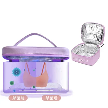 

New Style LED Sterilization Bag Mommy Underwear Feeding Bottle Face Mask Disinfection Bag Epidemic Prevention Convenient Storage