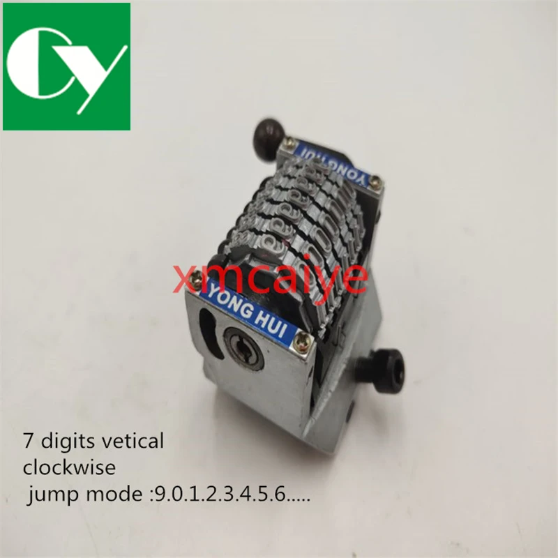 

5 шт GTO 7-значная цифровальная машина, вертикальное скачковое движение по часовой стрелке (0,дальний и ближний свет...)