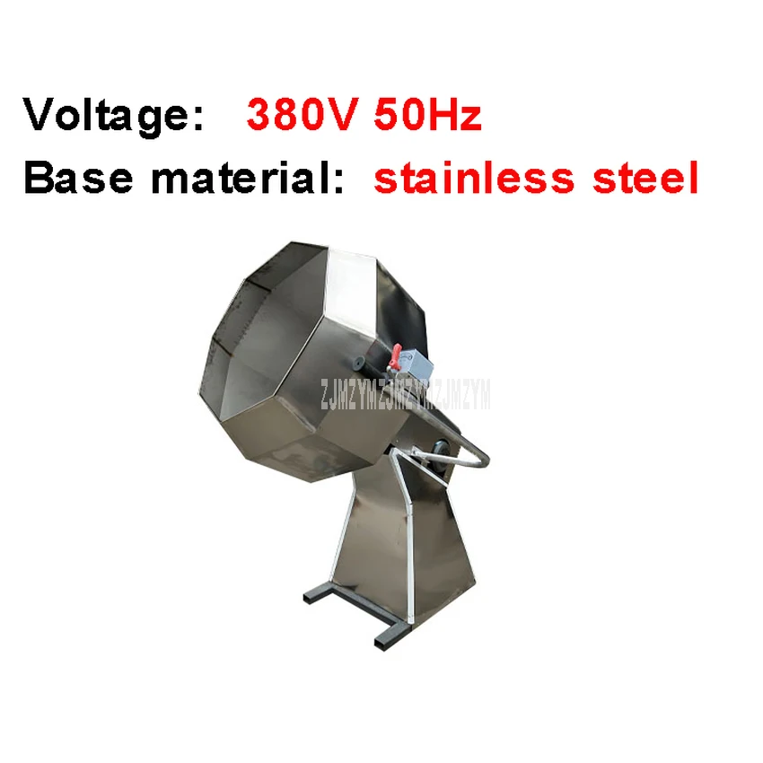 stainless steel 380V Восьмиугольная машина для закусок и приправ, ароматизирующее покрытие для пышных пищевых продуктов, картофеля фри, картофельных чипсов, машина для покрытия специй 220 В/380 В - Цвет: stainless steel 380V