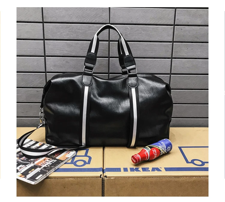 Travel Bag Large Capacity Men Hand Luggage Travel Duffle Bags Leather Handbag Multifunction Women Shoulder Bag Bolsos Weekender