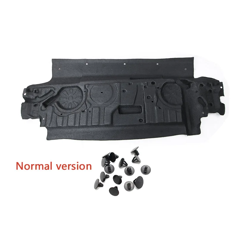 For Honda Accord 10th Car Trunk Soundproof Cotton Mat Sticker Protection normal version 1Pcs/Set - Название цвета: Серый