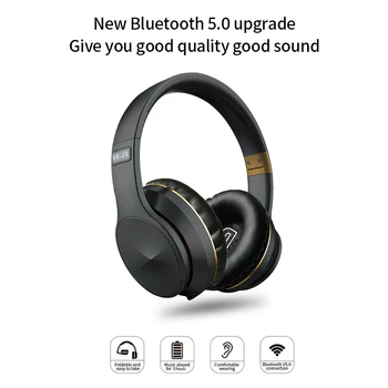 

Bluetooth Wireless Headphone Bluetooth Sport Headset Foldable Stereo High Quality Sound Support TF Card FM Radio AUX Mode B4