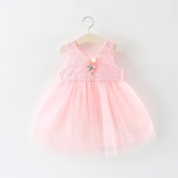 

Summer Girls Dress Angel's Wing Sling Gauze Dress