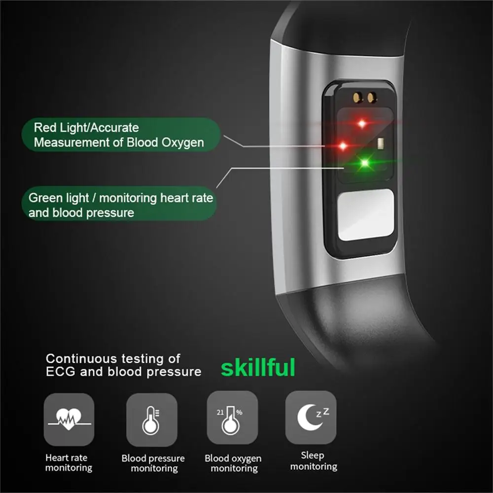 S28 смарт-браслет Спорт Здоровье Водонепроницаемый Bluetooth кровяное давление сердечного ритма Смарт-часы для Apple для samsung