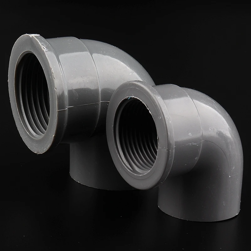 

14pcs 20~32mm PVC Pipe Equal 90 Degree Elbow Connectors Irrigation 1/2"~3/4" Female Thread Reducing Joints Water Pipe Fittings