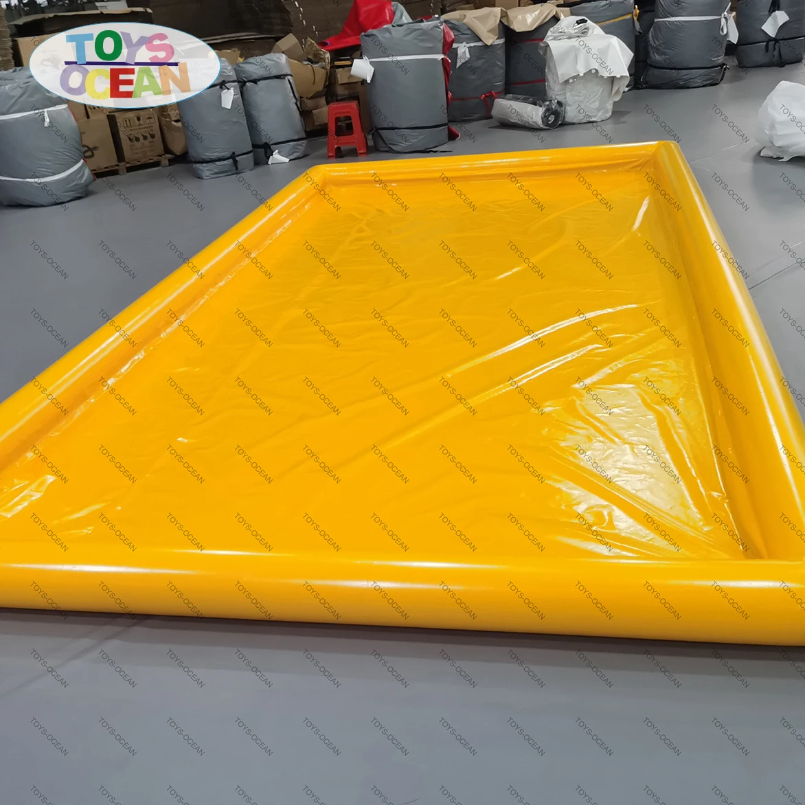 Commercial PVC Portable Inflatable Car Wash Mats for Water Containment