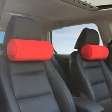 Подголовник автомобиля подушка для шеи пара цилиндрических подголовник четыре сезона подголовник внутренняя отделка автомобиля Принадлежности