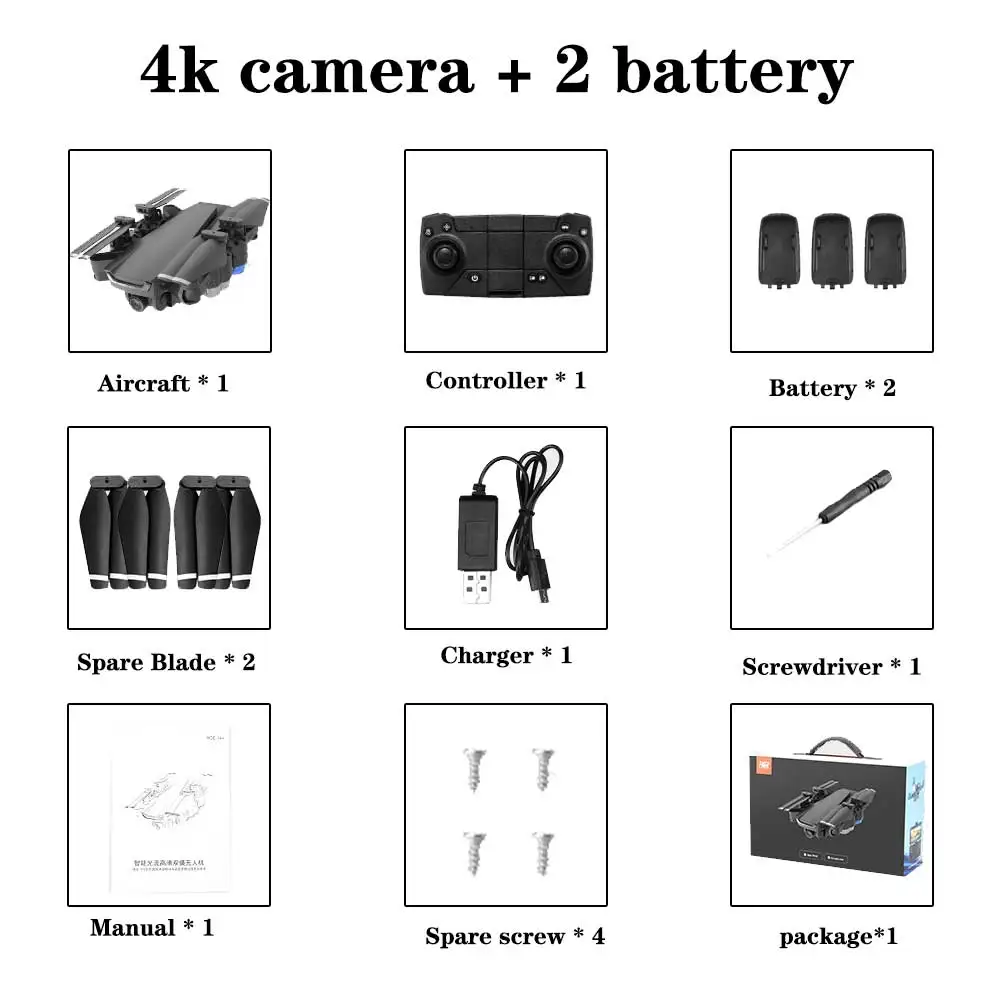 SHAREFUNBAY Дрон gps 5G wifi и 4K HD широкоугольная камера FPV Drone X Pro Квадрокоптер поддерживает мой Дрон с камерой - Цвет: 4k  2 battery 5G