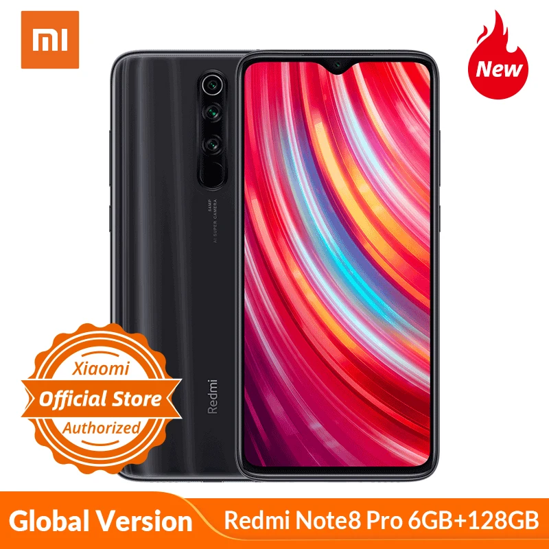 Global Version Xiaomi Redmi Note 8 Pro 6GB 128GB Mobile Phone 64MP Quad Camera MTK Heilo G90T Octa Core Smartphone 4500mAh NFC
Global Version Xiaomi Redmi Note 8 Pro 6GB 128GB Mobile Phone 64MP Quad Camera MTK Heilo G90T Octa Core Smartphone 4500mAh NFC