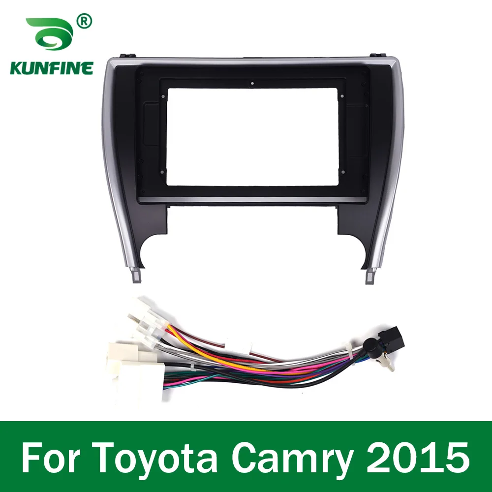 

Автомобильный GPS-навигатор, стерео для Toyota Camry 2015-2018, радиоприемник, панель, рамка, подходит для 2Din, 10 дюймов, экран головного устройства