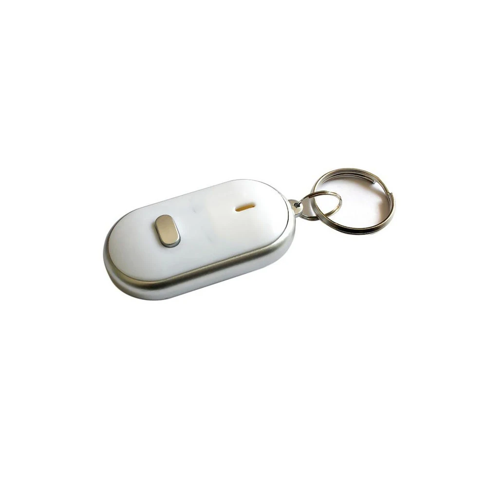 LED wireless whistle sensor key finder locator mini keychain prompt sound suitable for children and lost