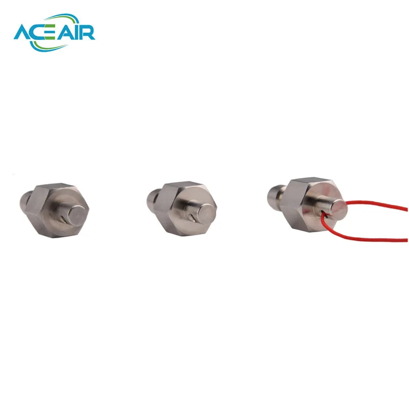 Stainless Steel Dustproof Paintball Quick Connect Plugs - Set of 2