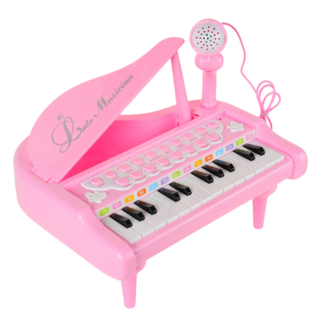 наша игрушка гитара 663e. детские музыкальные игрушки. музыкальное пианино для малышей. музыкальные игрушки для девочек. детский синтезатор орган enjoy hk- 8158b.