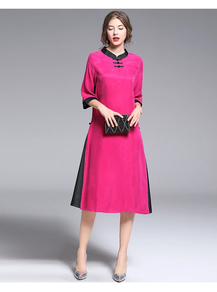 Винтажное платье, vestido de festa, платье чонсам, длинное женское китайское платье, праздничное платье высокого класса