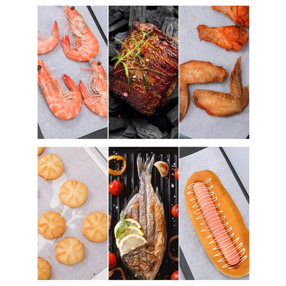 Liner Baking grease paper Bakery Tools Accessory Pack 22*33cm Bleached