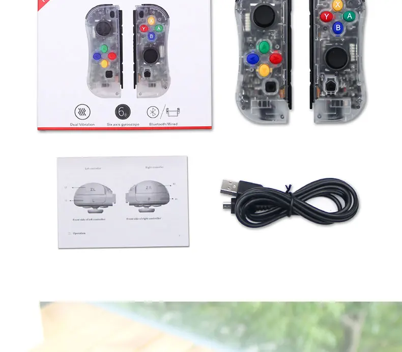 For Nintendo Switch Joy-con Console wireless Bluetooth controller Gamepads NS Joystick Joycon Controller Left Right Grip Handle