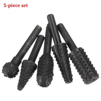 

5Pcs Set Woodworking Rotary Trowel Polishing Head Wood Carving Knife Woodworking Trowel Woodworking Artifact