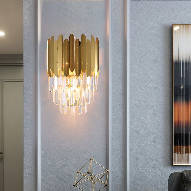 Best Gold Crystal Bedside Wall Light 2023