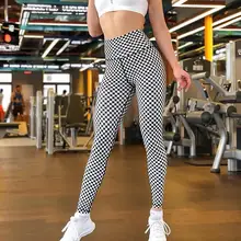 Новые стильные модные женские леггинсы для тренировок, фитнеса, женские эластичные обтягивающие спортивные леггинсы из полиэстера