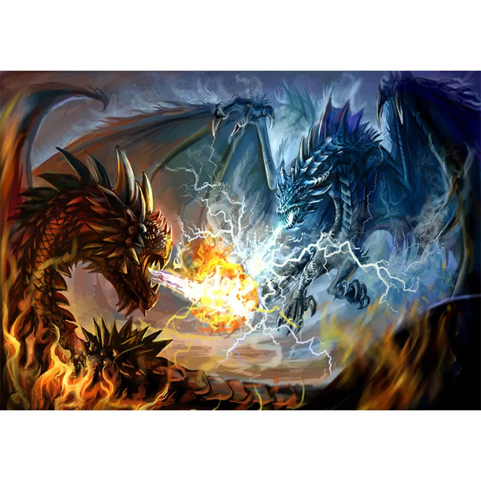 5D Diamond Painting Dragon Full Drill Diamond Mosaic Painting