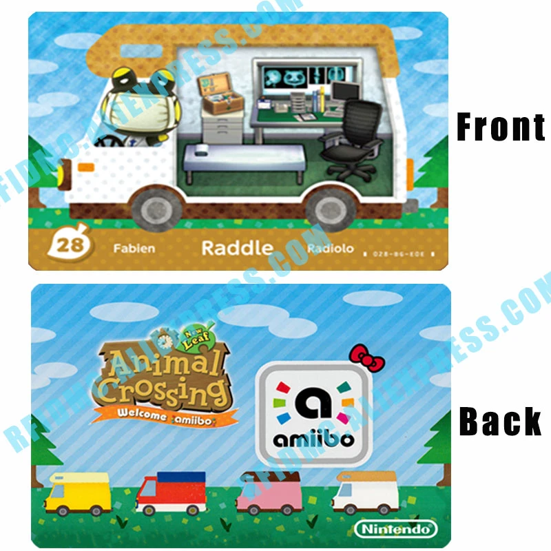 Wa28 Raddle Animal Crossing Neue Blatt Amiibo Karte Nfc Karte Serie Fur Nintendo Schalter 3ds Ns Spiele Access Control Cards Aliexpress