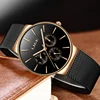 2022 Watches Women Super Slim Mesh Stainless Steel LIGE Top Brand Luxury Casual Quartz Clock Ladies WristWatch Relogio Feminino ► Photo 2/6