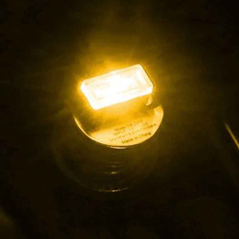 USB светодиодный свет украшение автомобиля интерьер Bling автомобиль аксессуары для девочек украшение для приборной доски Модифицированная автомобильная лампа с рассеянным светом - Название цвета: Цвет: желтый