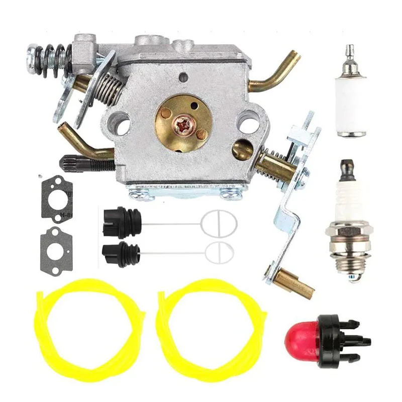 

10pcs/set Carburetor Fuel Filter Primer Bulb Spark Plug For Poulan PP5020AV PP5020 PP5020AVX Replace Part