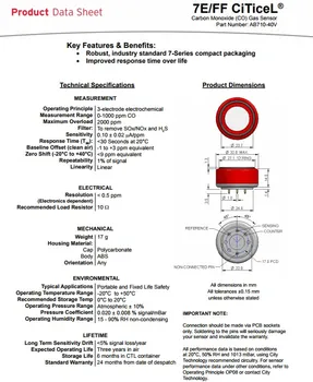 

AB710-40V Carbon Monoxide (CO) Gas Sensor