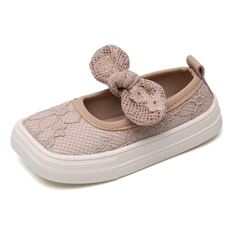 CNFSNJ New Spring Kids Shoes children Growing Sneakers Leather Solid Casual Princess Girls Bow