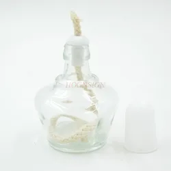 Lampe à alcool moxibustion domestique 150ML, brûleur à alcool, pointe de lampe en verre expérimental, tasse de lampe à alcool, type épaissi 