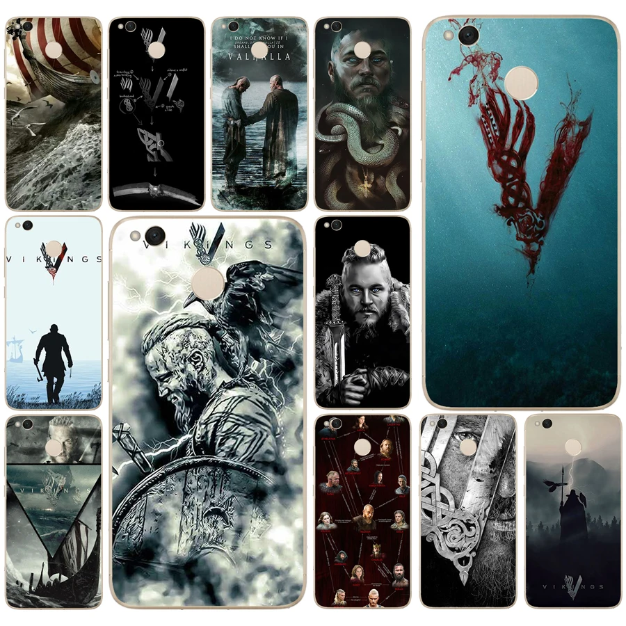 

254DD Vikings Soft Silicone Cover Case for Xiaomi Xiaomi Redmi 4a 5 plus Note 4 4x 5a pro mi a1 case
