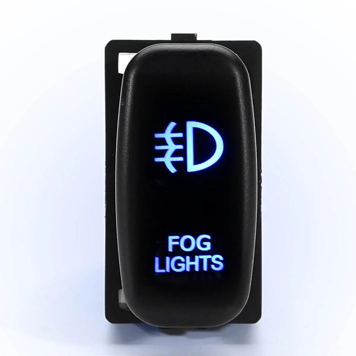 Fog Lights 1 шт. 12 В красный/синий светодиодный световой бар точечный противотуманный задний световая кнопка включения переключатель Автомобильный светодиодный переключатель для Mitsubishi Pajero Trition envior - Цвет: Fog Lights