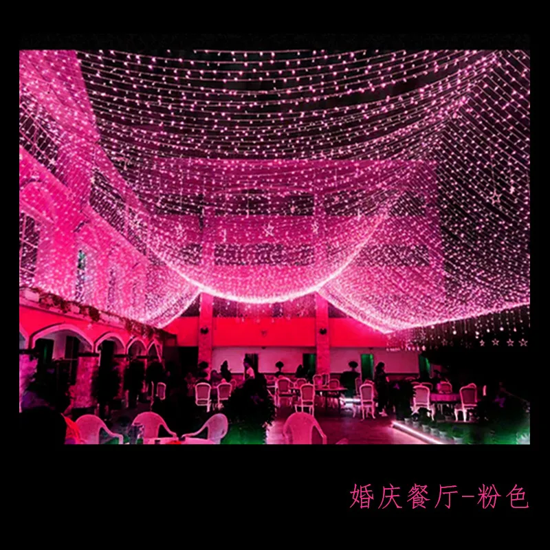 Уличные рождественские светодиодные гирлянды 10M100L Luces Decoracion Сказочный свет Праздничные огни освещение Дерево гирлянда