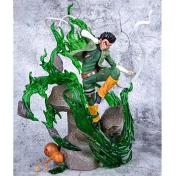 

32CM Anime Naruto Shippuden Rock Lee Eight Dun Armour Christmas Gift PVC Action Figure Model Collectible Statue Toy R131