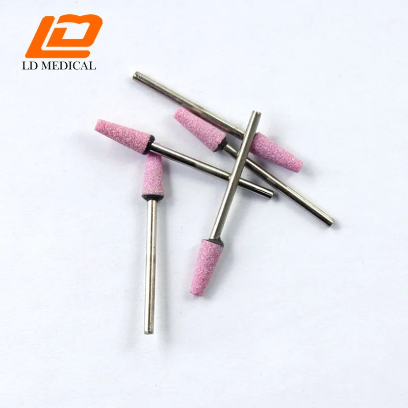 

50 pcs Dental Polishing Pink Stone Medium for Metal Alloy P-03 Low Speed Burs For Dentists Teeth Care Polishing Tools