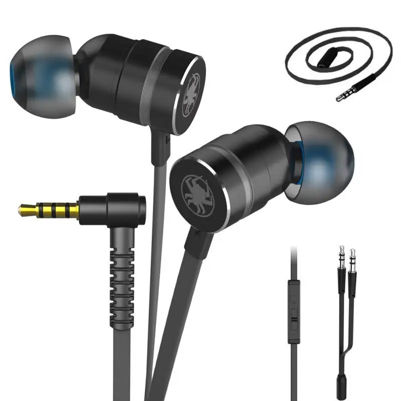 PLEXTONE G20 Earphones Gaming Magnetic Stereo 3 5mm In Ear Earphone Computer Earbuds With Microphone Headset gamer For phone PC