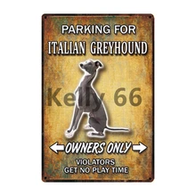  [ Kelly66 ] Pet Dog Collie Manchester Silky Scottish Terrier Tin Metal Sign Home Decor Bar Wall Art Painting 20*30 CM Size Dy122 