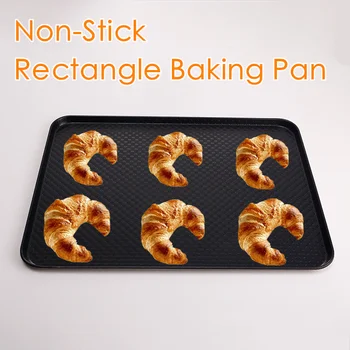 

Non-Stick Rectangle Baking Pan Roaster Oven Baking Pan Cookie Sheet Mini Muffin Cupcakes Trays Diamond Aluminium Alloy Bread