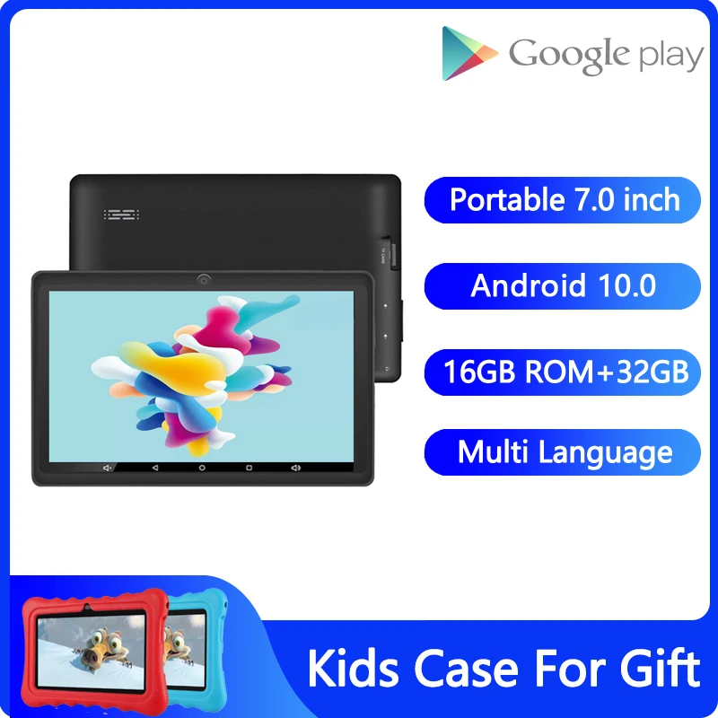 ZONKO Новые 7 дюймов планшетный ПК с системой андроида и 10 Tablet PC 4 ядра 1 ГБ