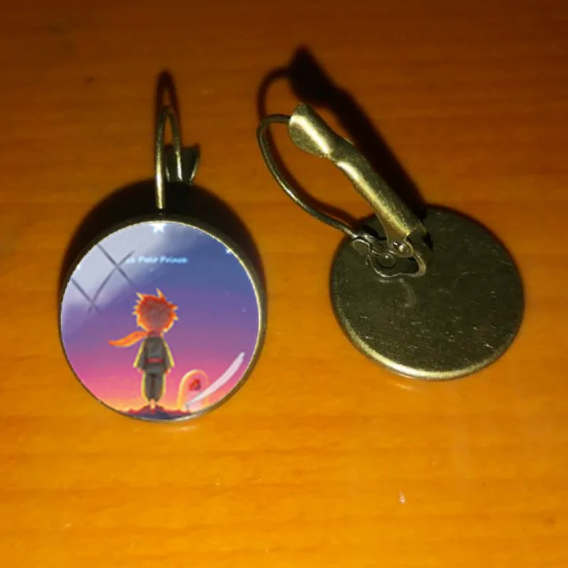 bronze / Новая мода Le Petit Prince Hook Серьги маленькое украшение Маленький принц французский Сказочный Стиль серьги аксессуары - Окраска металла: bronze